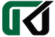 AL KHAZ green and black transparent monogram logo