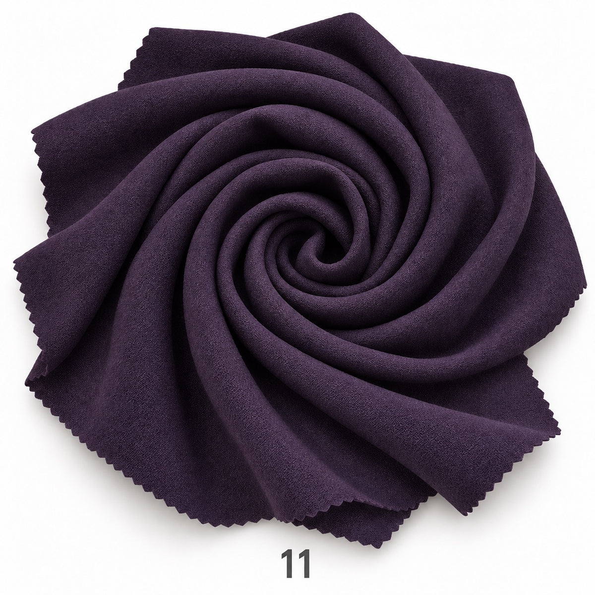 Chinese Scuba Stretch Fabric colour 11 – dark purple